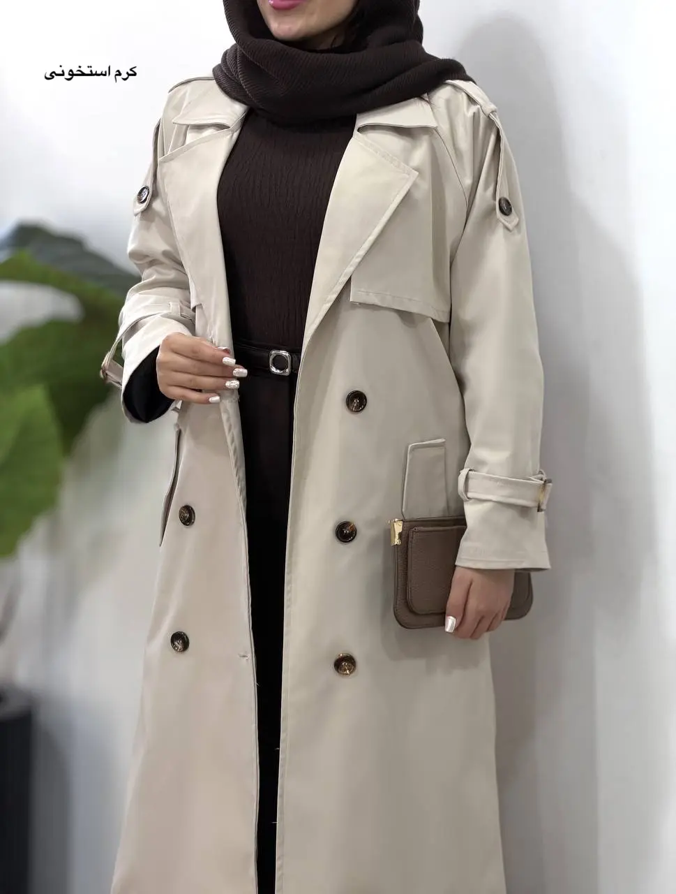 ترنچ کت بلند آستردار نورا 2